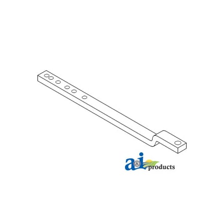 A & I Products Drawbar w/o Hammer Strap Holes 43.5" x2.5" x1.7" A-R80842